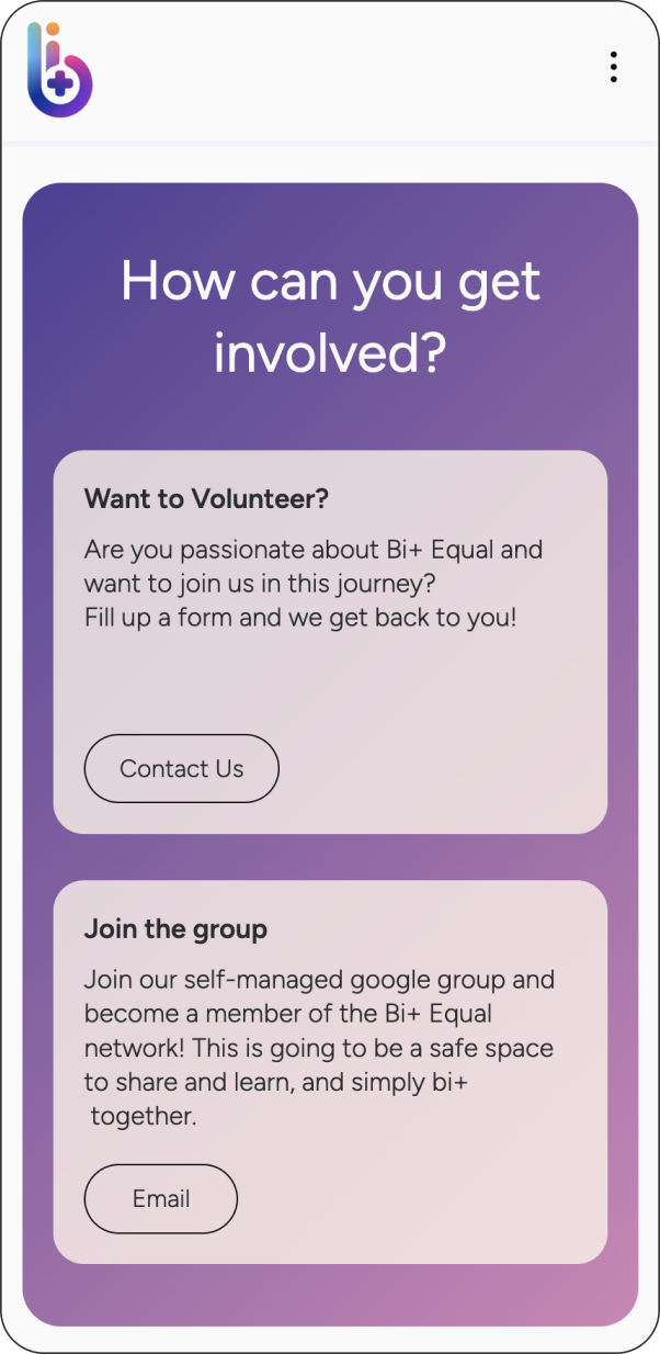 close up of volunteer block, featuring body copy and a CTA button