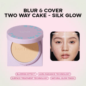 Luxcrime Blur & Cover Two Way Cake Silk Glow