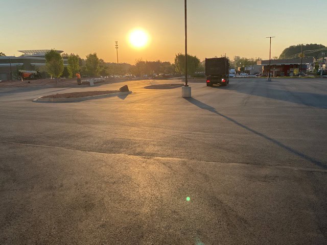 Lidl supermarket Decatur GA — finishing and closeout activity (view 7) during ground-up commercial construction by Modern Day Commodities