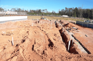 Lidl supermarket Decatur GA — ground-up commercial construction progress (view 3) during ground-up commercial construction by Modern Day Commodities