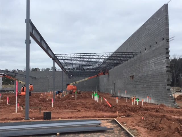 Lidl supermarket Decatur GA — ground-up commercial construction progress (view 6) during ground-up commercial construction by Modern Day Commodities