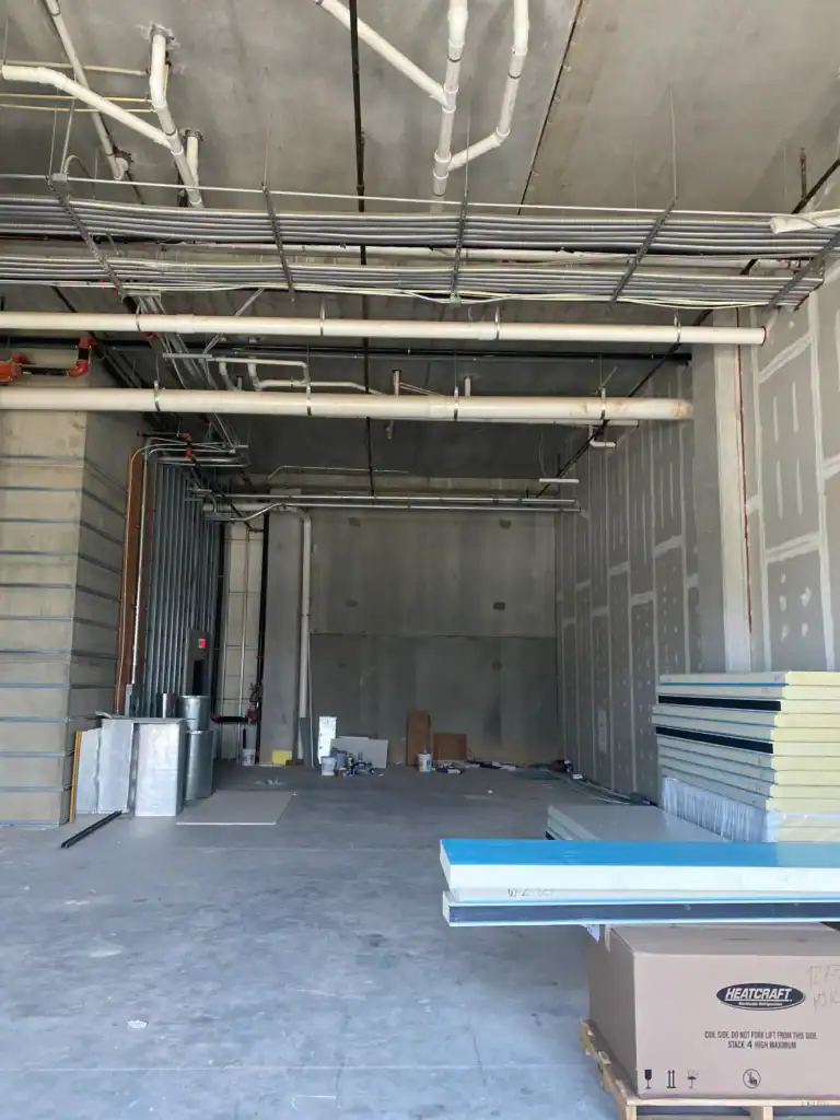 Brews and Hops Taproom Chamblee GA - interior demolition of first-generation space during first-generation tenant improvement by Modern Day Commodities