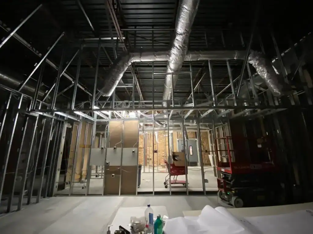 Target store remodel drywall and finishes