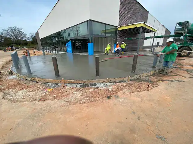 Lidl supermarket Decatur GA — late-phase interior progress (view 4) during ground-up commercial construction by Modern Day Commodities