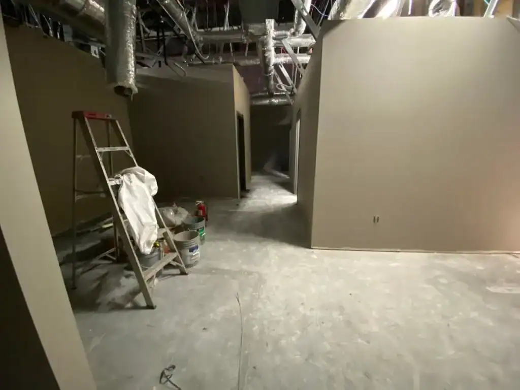 Target store remodel acoustical ceiling