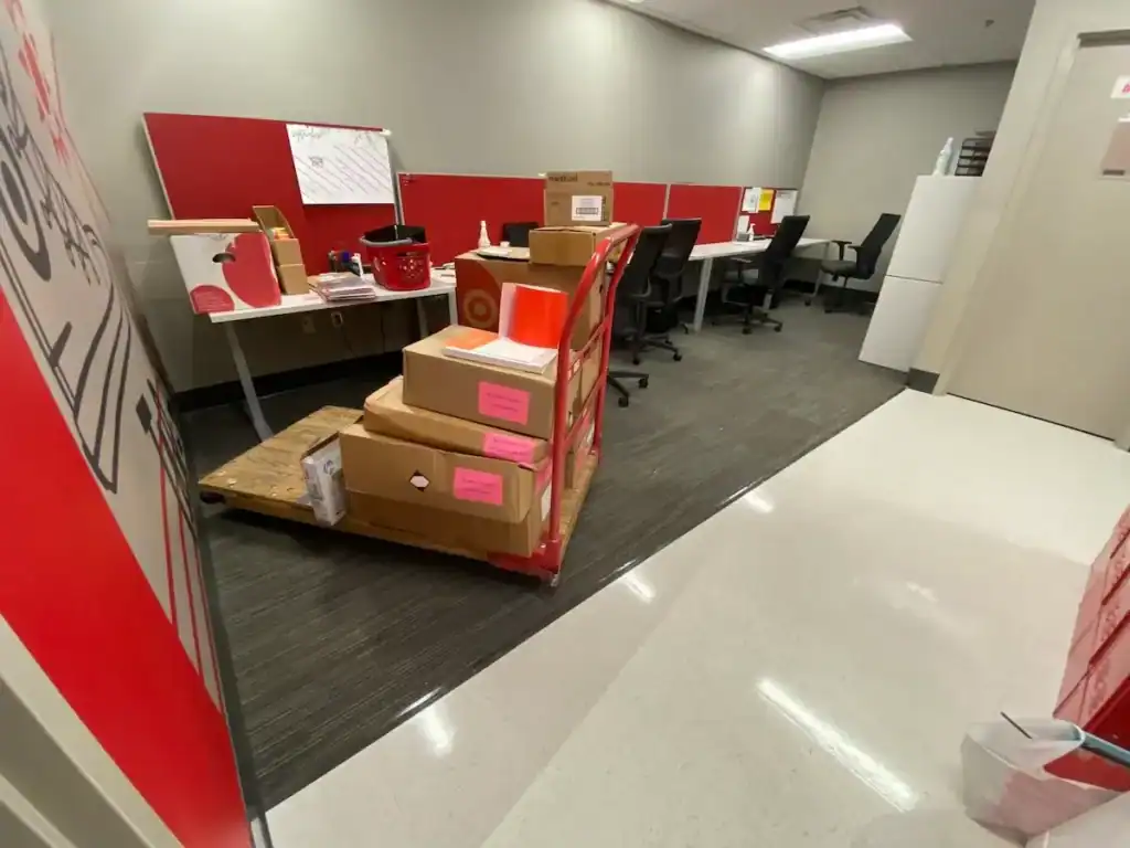 Target store renovation progress MDC