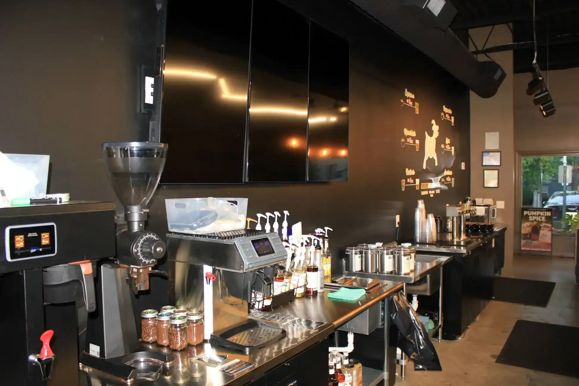 Lucky Goat Coffee Shop build-out — restaurant build-out contractor Dunwoody GA