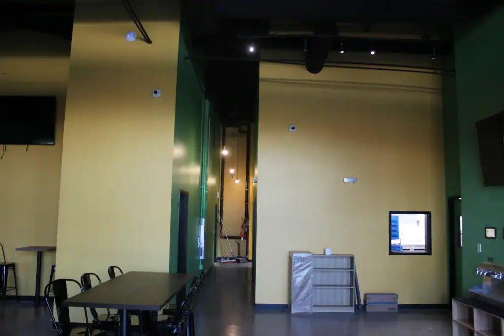 Brews and Hops Taproom Chamblee GA - completed bar area during first-generation tenant improvement by Modern Day Commodities
