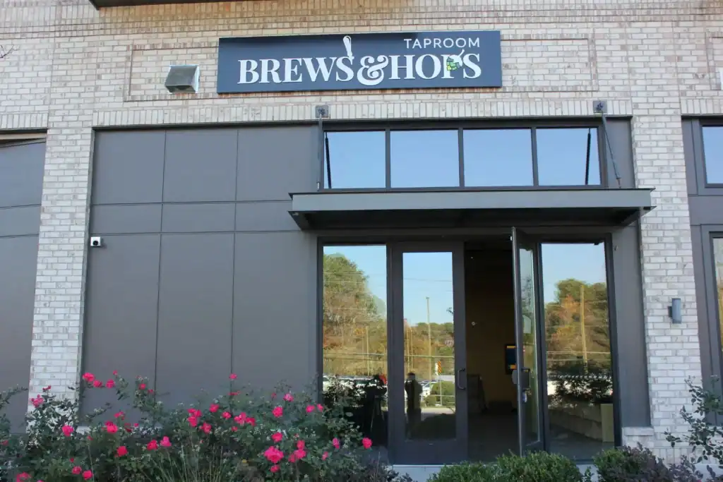 Brews and Hops Taproom Chamblee GA - interior demolition of first-generation space during first-generation tenant improvement by Modern Day Commodities