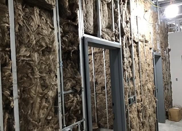 Lidl supermarket Decatur GA — wall insulation installation (view 3) during ground-up commercial construction by Modern Day Commodities