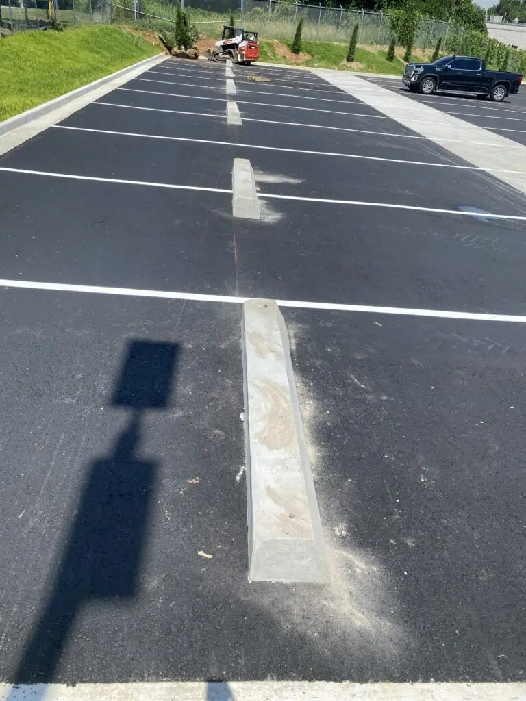 Site preparation and parking lot construction detail Ross Dress for Less Decatur GA