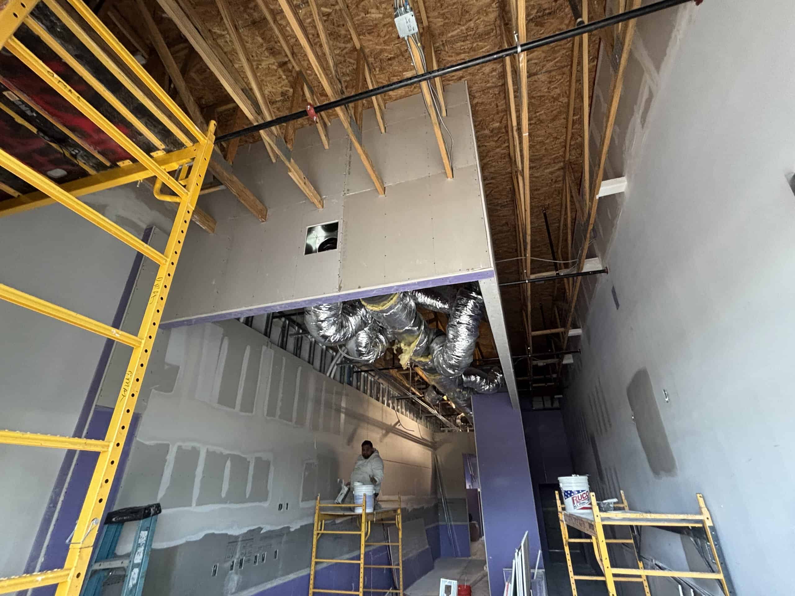 Tropical Smoothie Cafe Covington GA — inspection of rough-in trades during restaurant build-out by Modern Day Commodities