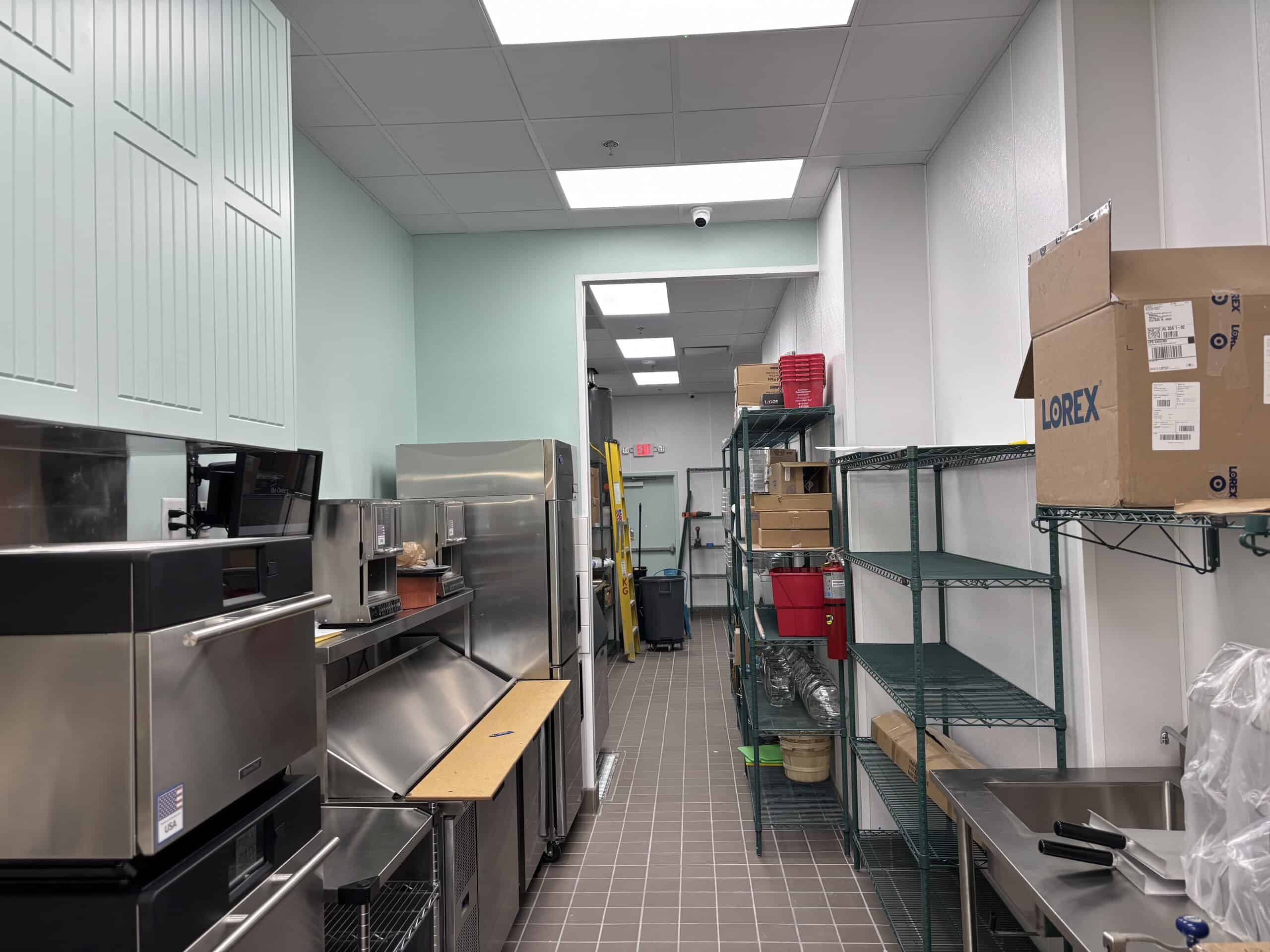 Tropical Smoothie Cafe Covington GA — kitchen equipment delivery during restaurant build-out by Modern Day Commodities