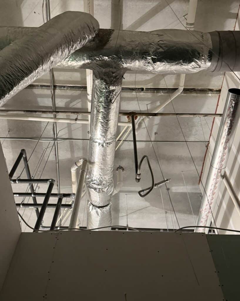 Brews and Hops Taproom Chamblee GA - interior paint application during first-generation tenant improvement by Modern Day Commodities