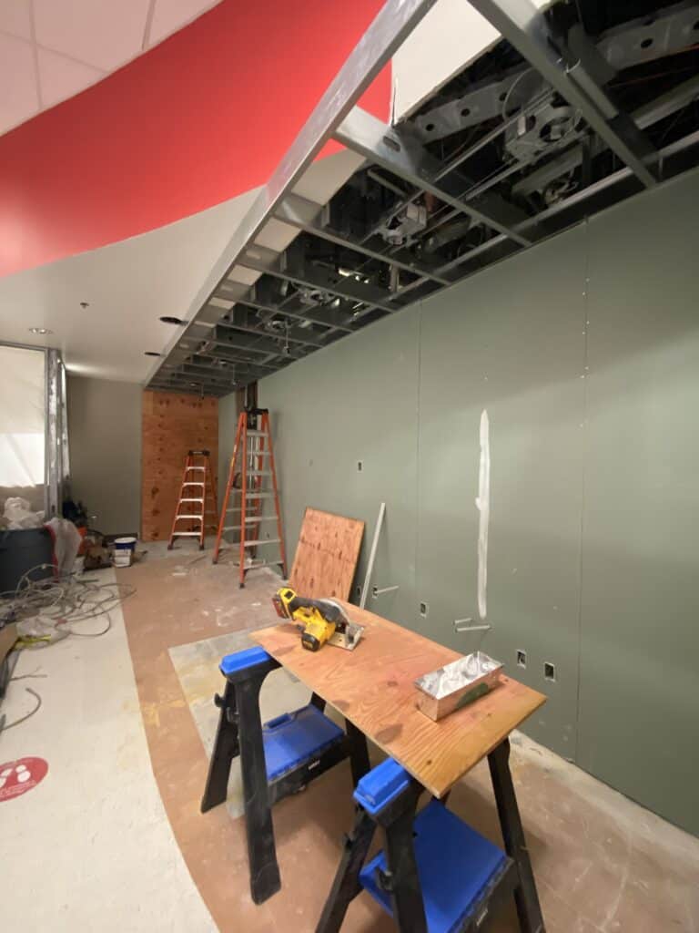 Target interior construction MDC Georgia