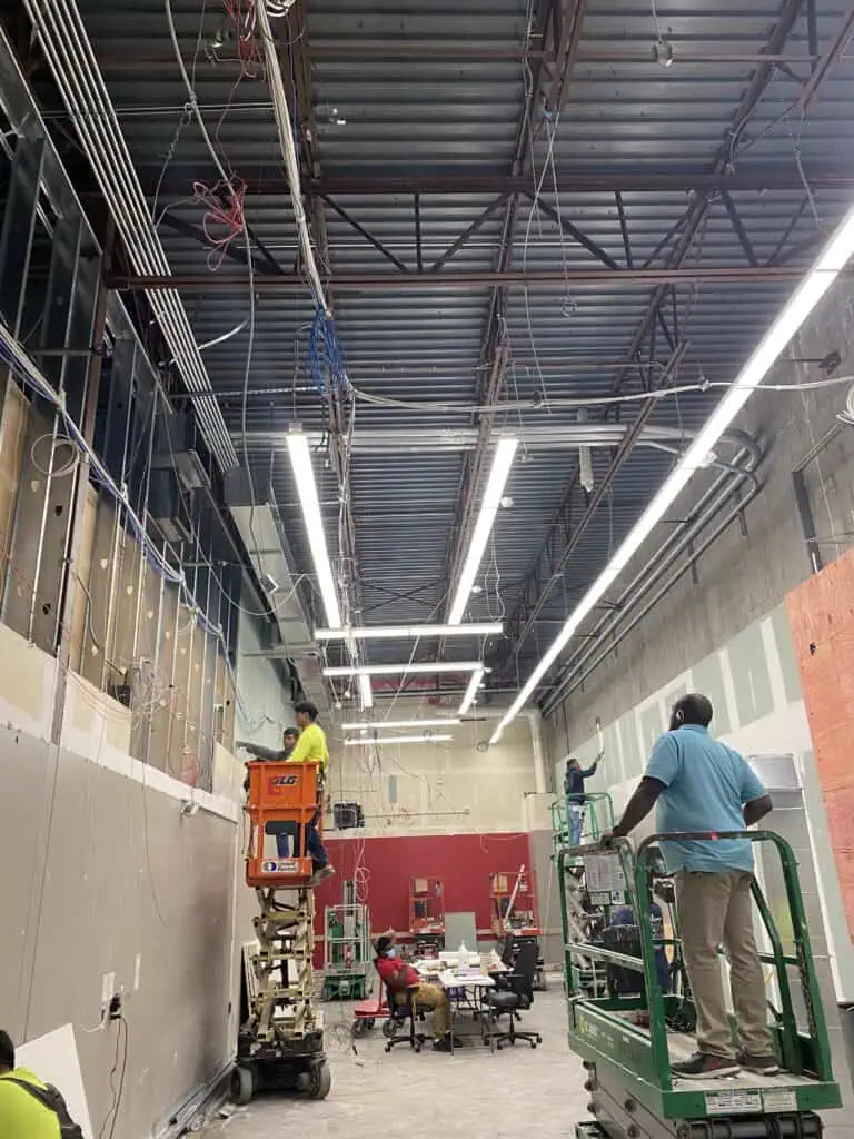 Target store remodel construction phase