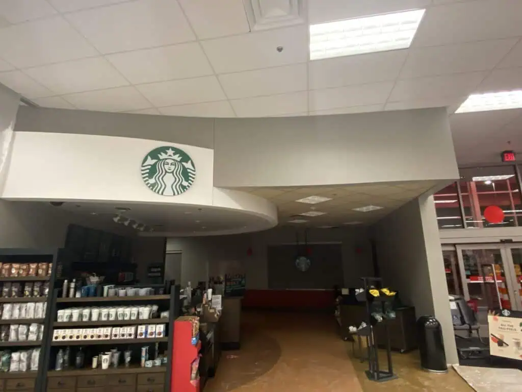 Target retail remodel work in progress
