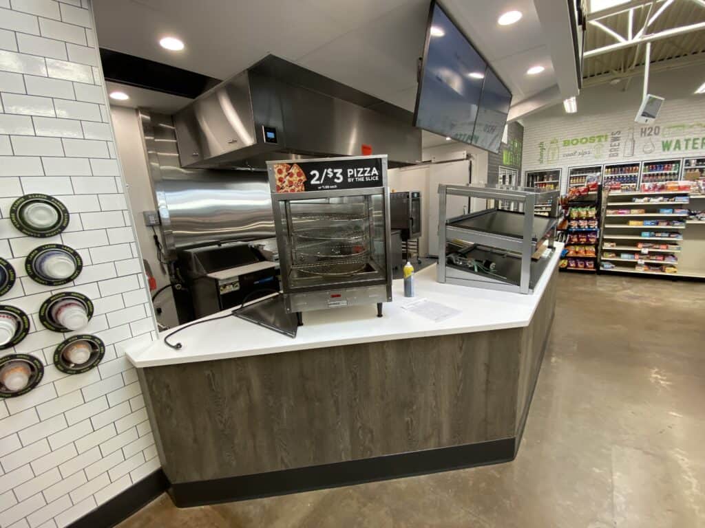 painting and finish work convenience store interior renovation Illinois