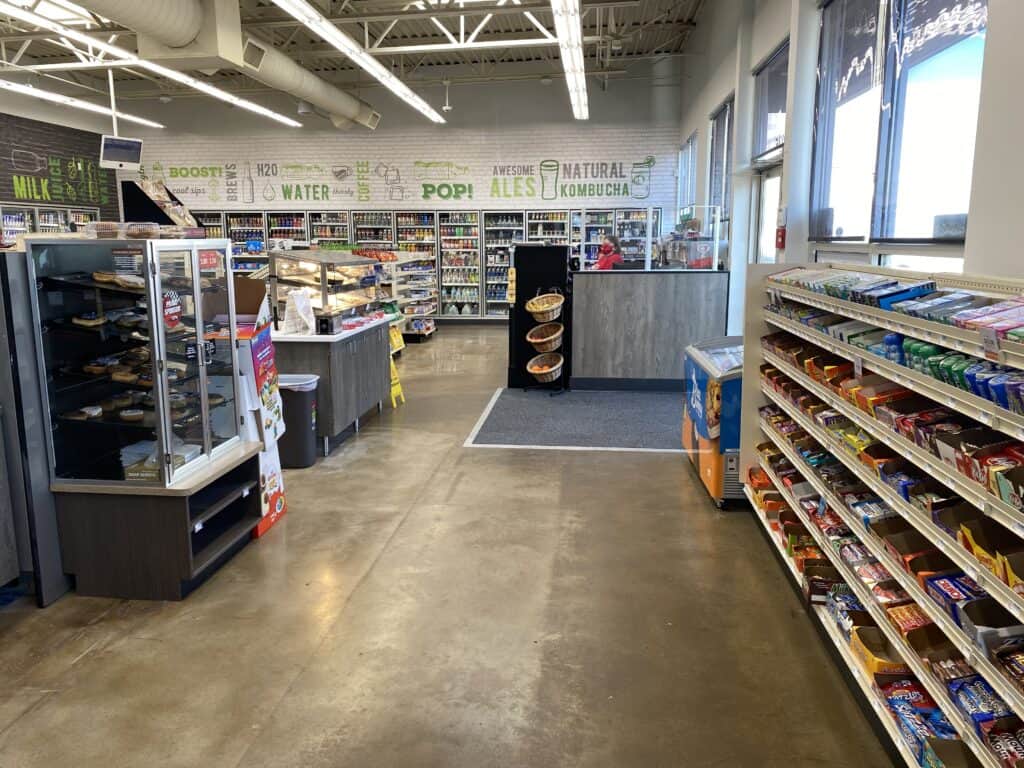 Convenience Store Remodel - Hy-Vee Illinois interior renovation by Modern Day Commodities