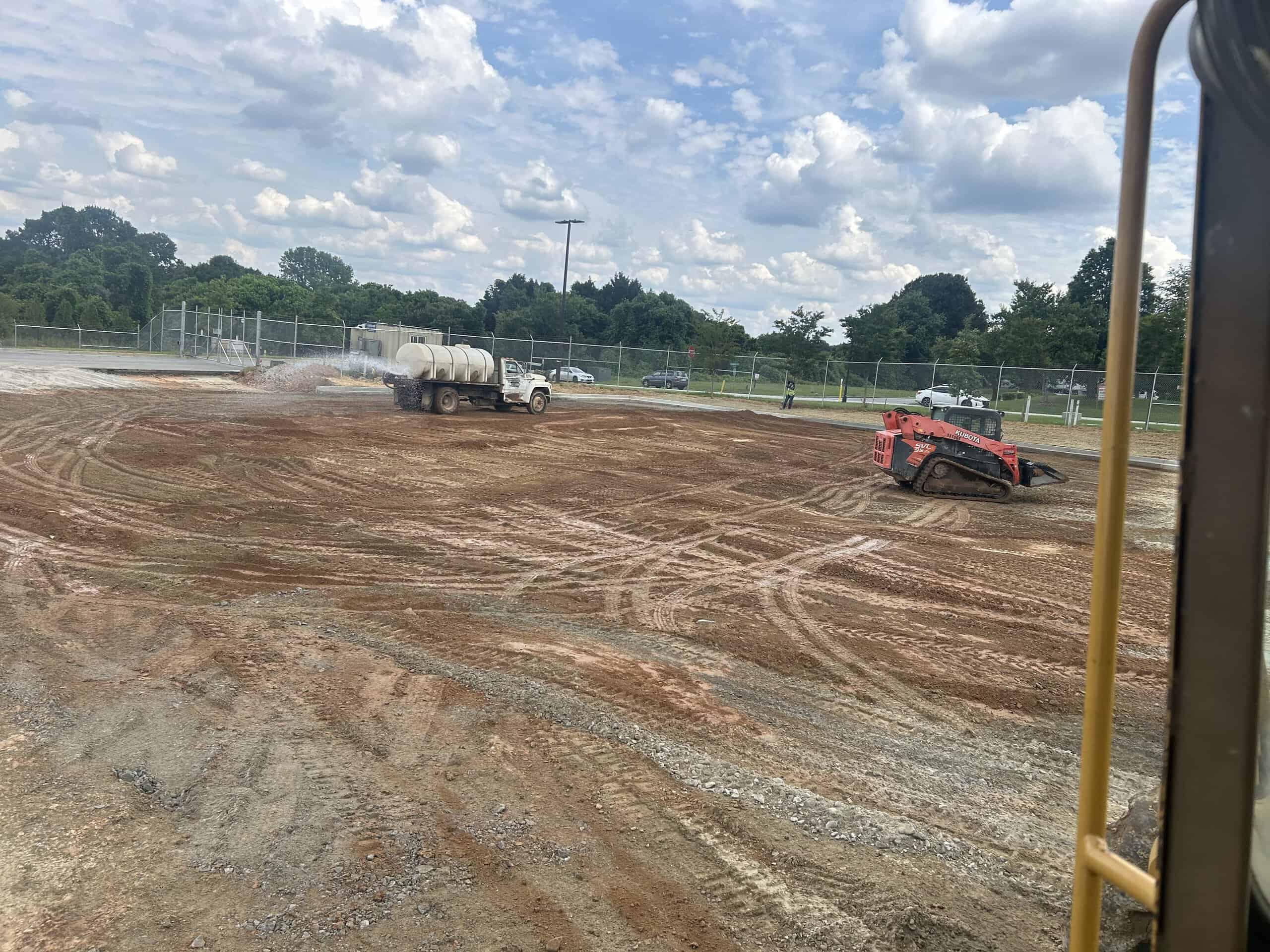 Ross Dress for Less parking lot construction Decatur GA - Modern Day Commodities site work