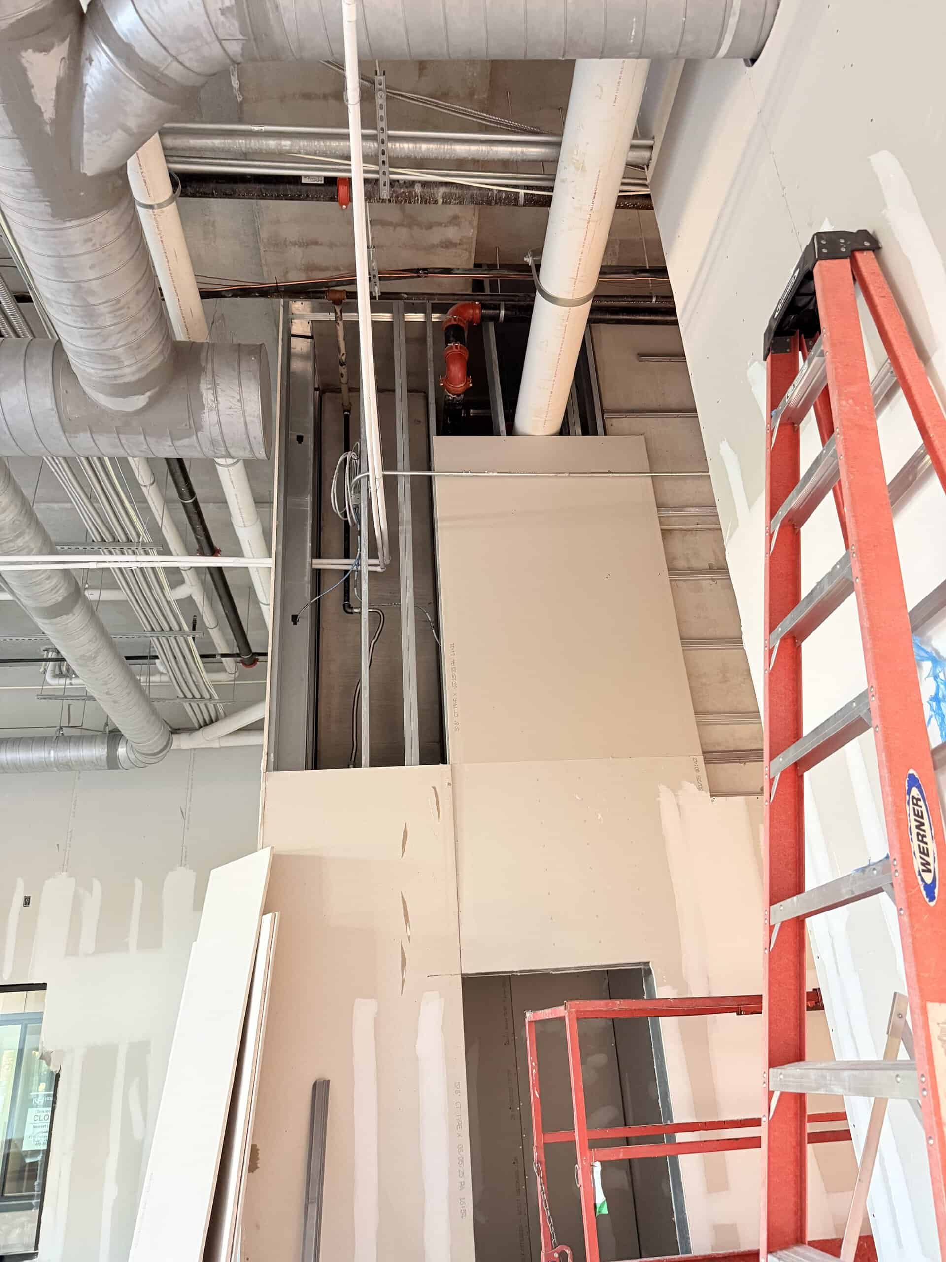 Brews and Hops Taproom Chamblee GA - commercial flooring installation during first-generation tenant improvement by Modern Day Commodities