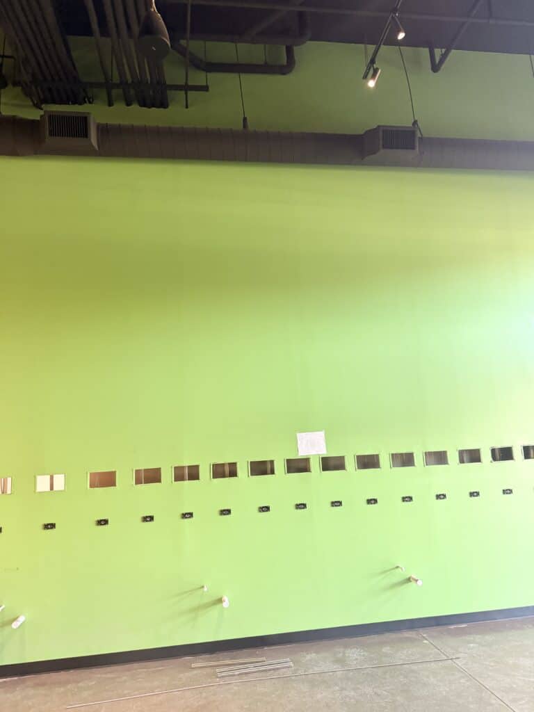 Brews and Hops Taproom Chamblee GA - service counter construction during first-generation tenant improvement by Modern Day Commodities