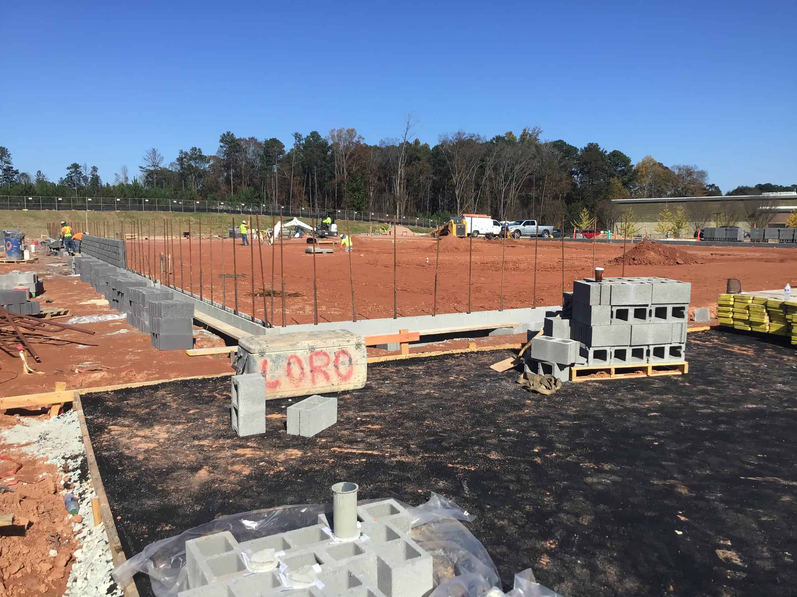 Lidl supermarket Decatur GA — ground-up commercial construction progress (view 2) during ground-up commercial construction by Modern Day Commodities