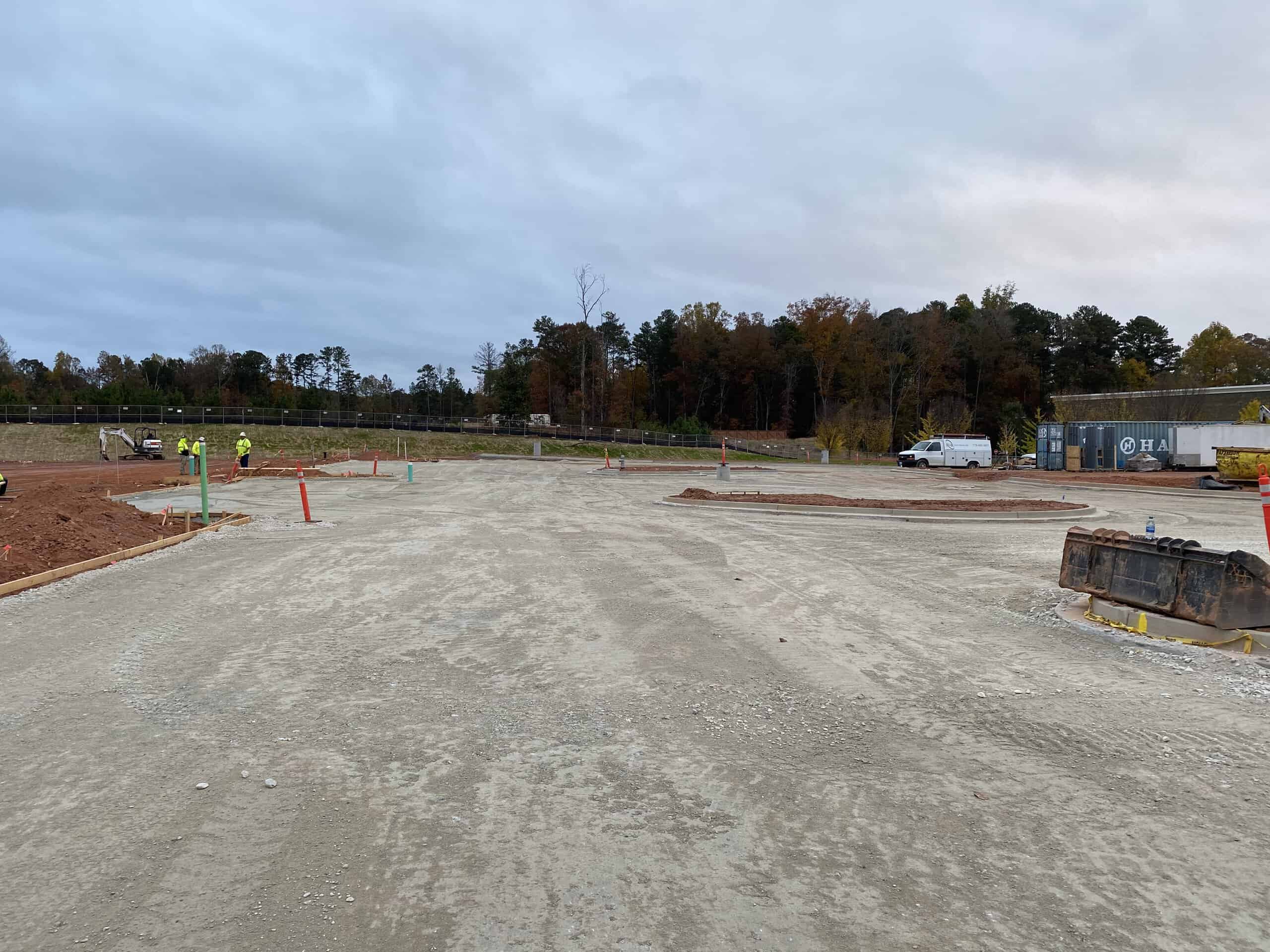 Lidl supermarket Decatur GA — site progress photo during ground-up commercial construction by Modern Day Commodities