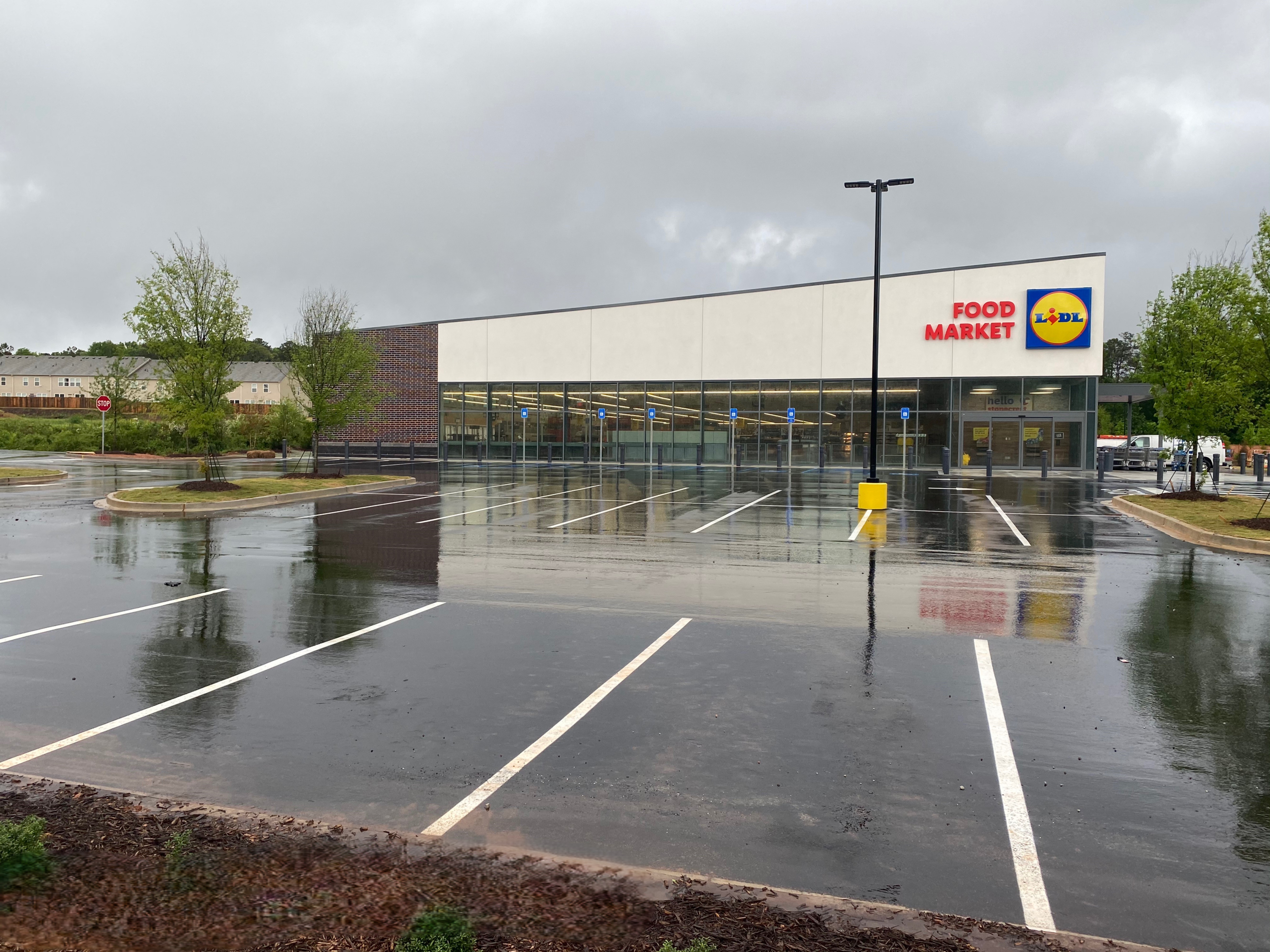 Lidl supermarket Decatur GA — ground-up commercial construction progress (view 57) during ground-up commercial construction by Modern Day Commodities