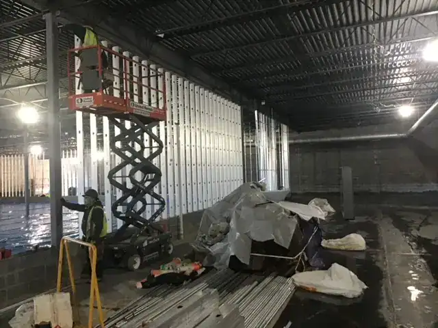 Lidl supermarket Decatur GA — doors, frames and hardware installation during ground-up commercial construction by Modern Day Commodities