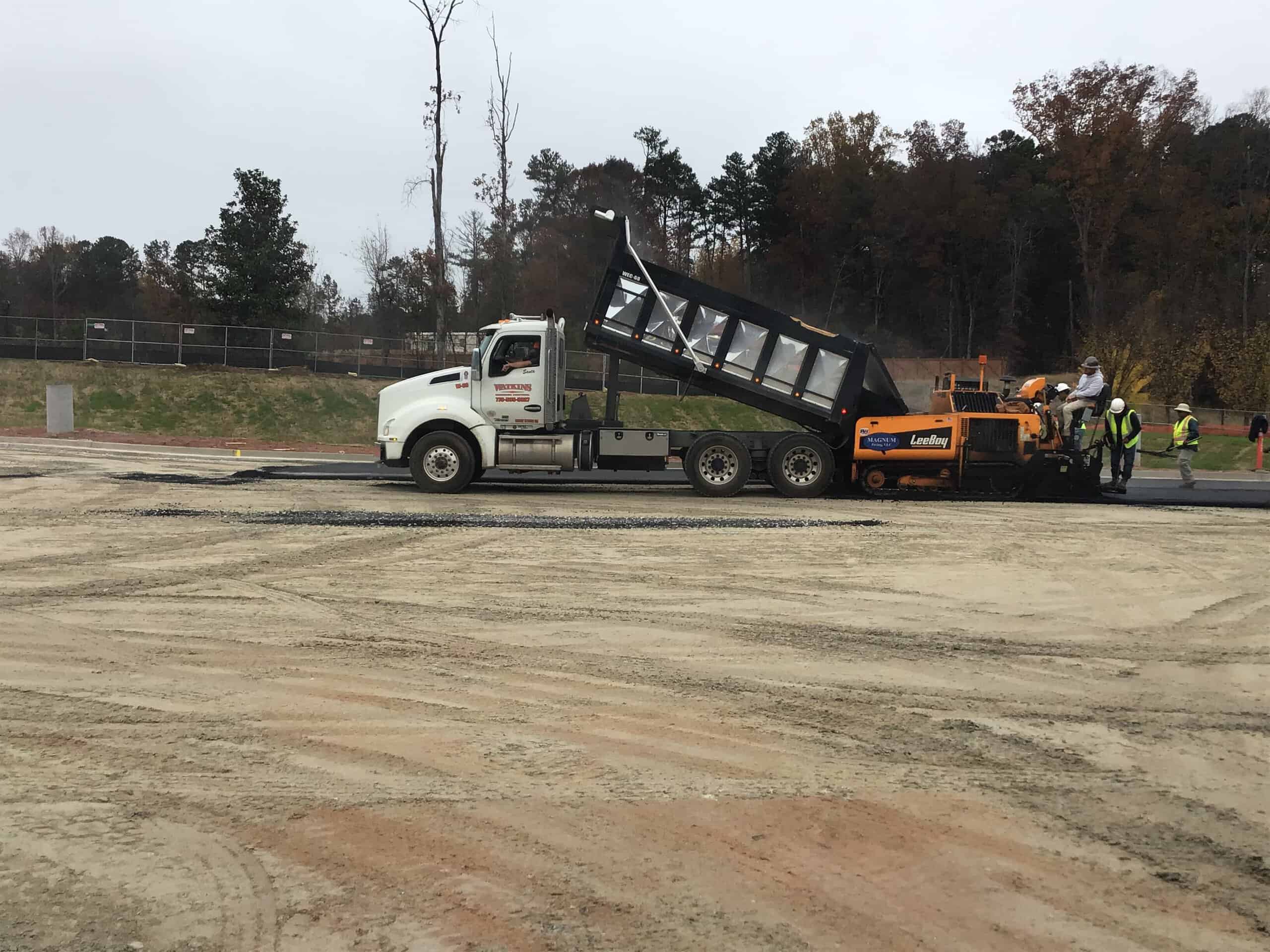 Lidl supermarket Decatur GA — site progress photo (view 4) during ground-up commercial construction by Modern Day Commodities