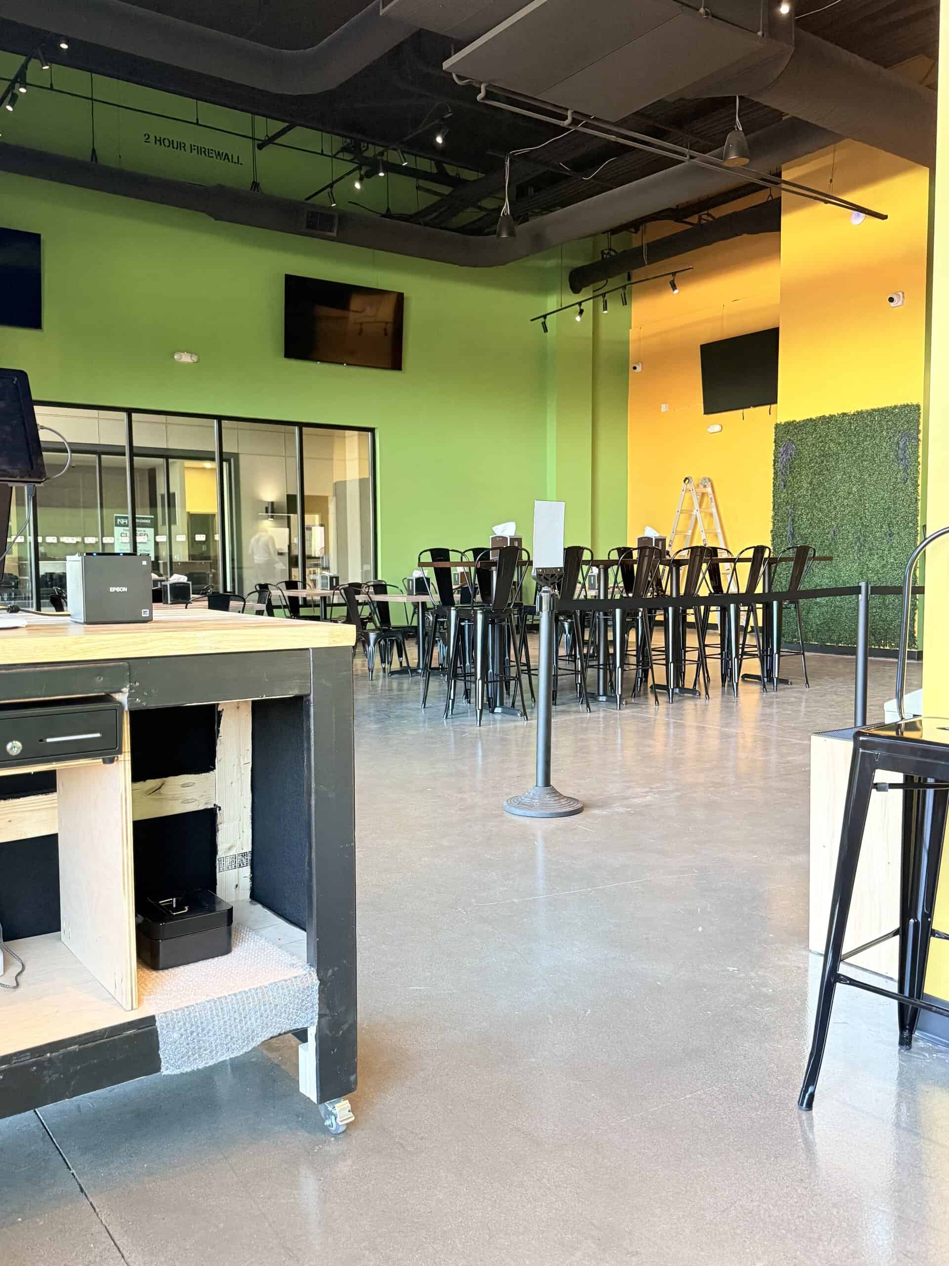 Brews and Hops Taproom Chamblee GA - final project turnover during first-generation tenant improvement by Modern Day Commodities