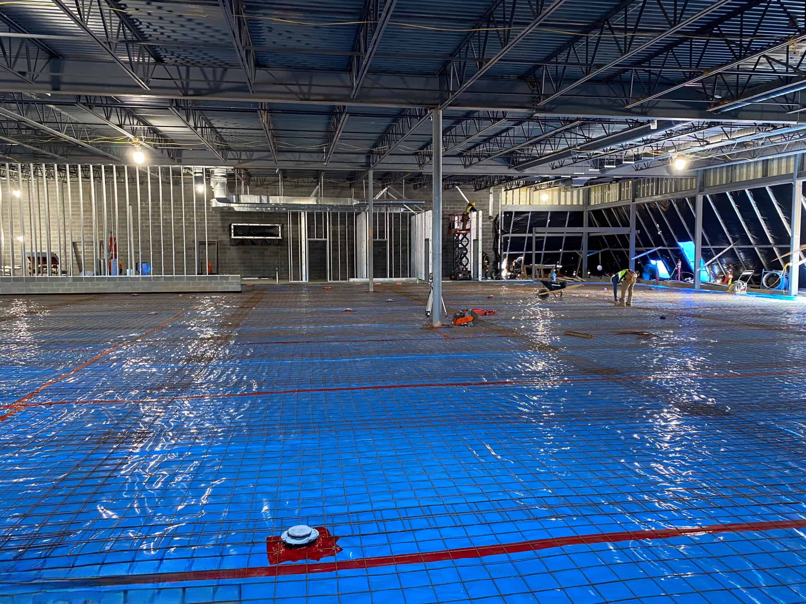 Lidl supermarket Decatur GA — building pad and slab preparation (view 3) during ground-up commercial construction by Modern Day Commodities