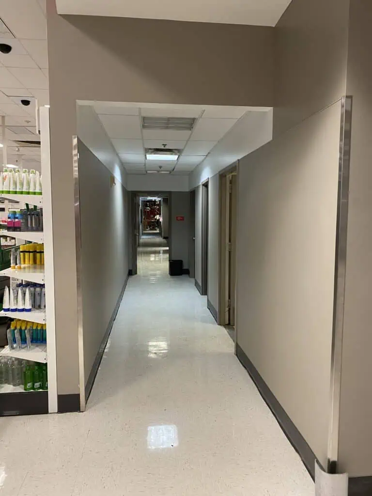 Target interior remodel construction MDC