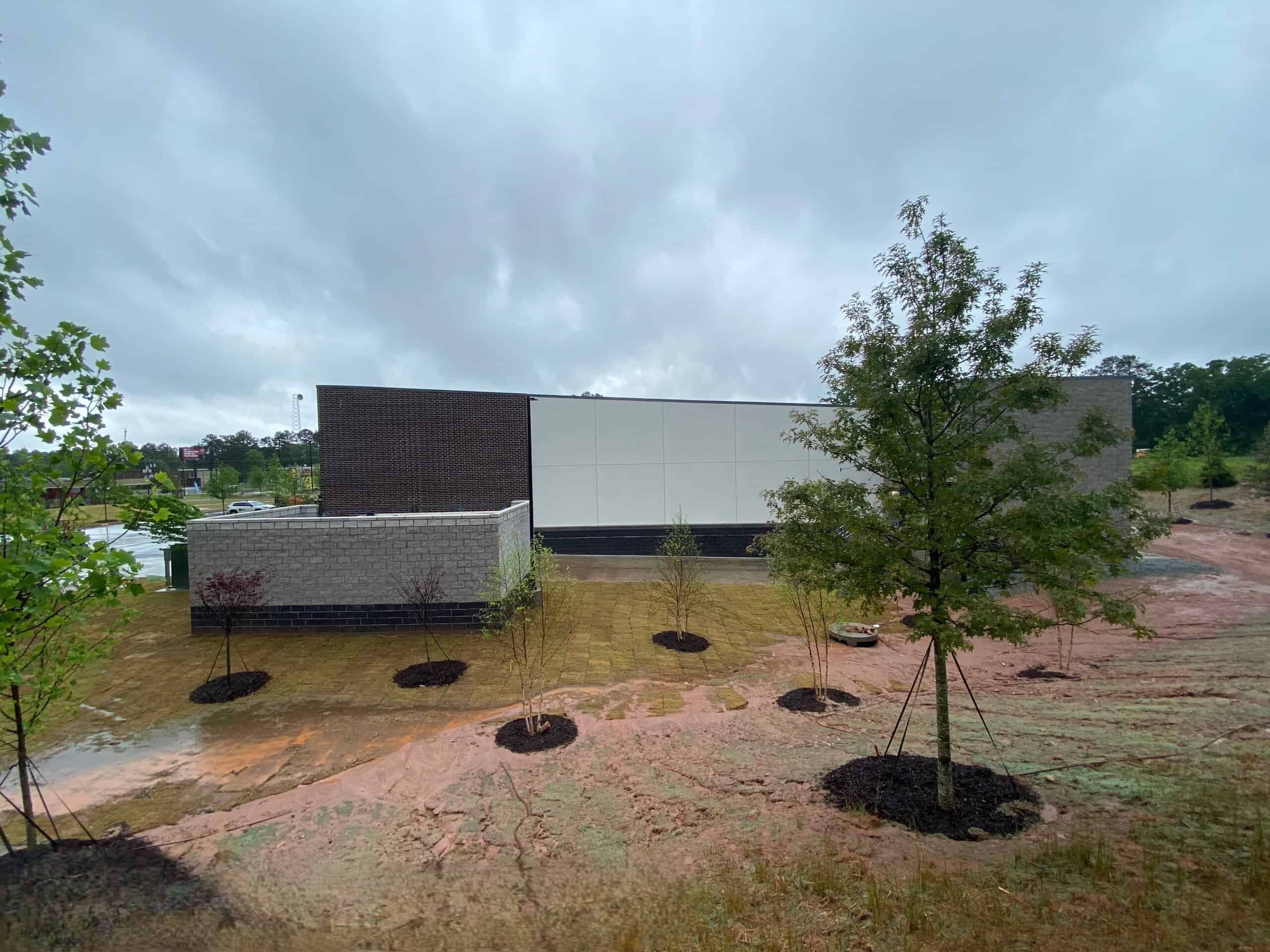Lidl supermarket Decatur GA — completed exterior facade during ground-up commercial construction by Modern Day Commodities
