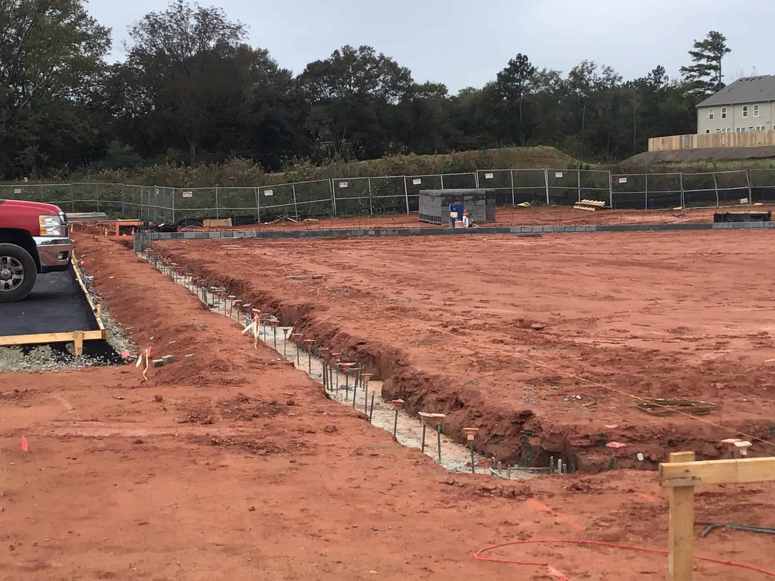 Lidl supermarket Decatur GA — ground-up commercial construction progress during ground-up commercial construction by Modern Day Commodities