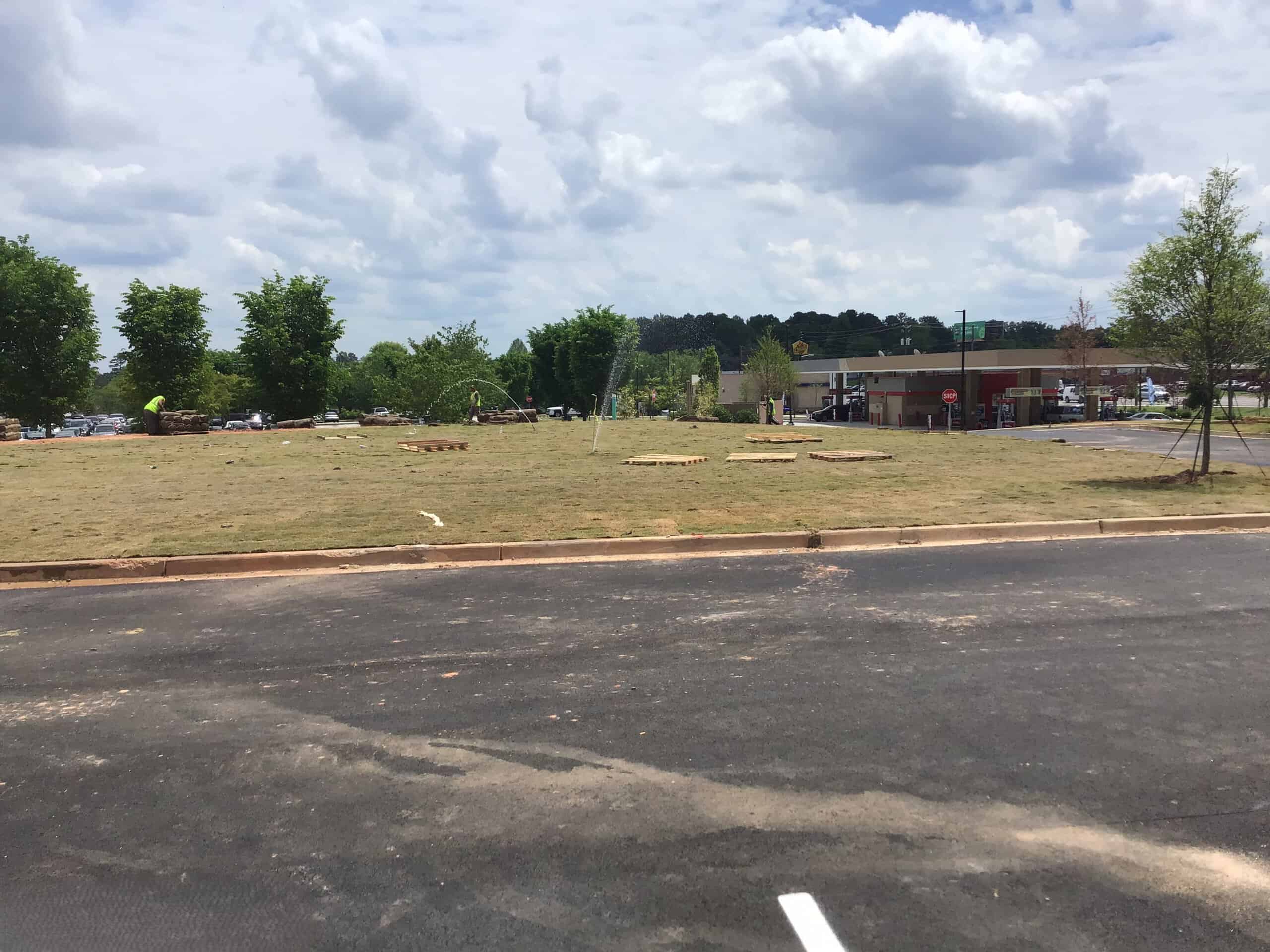 Lidl supermarket Decatur GA — ground-up commercial construction progress (view 47) during ground-up commercial construction by Modern Day Commodities