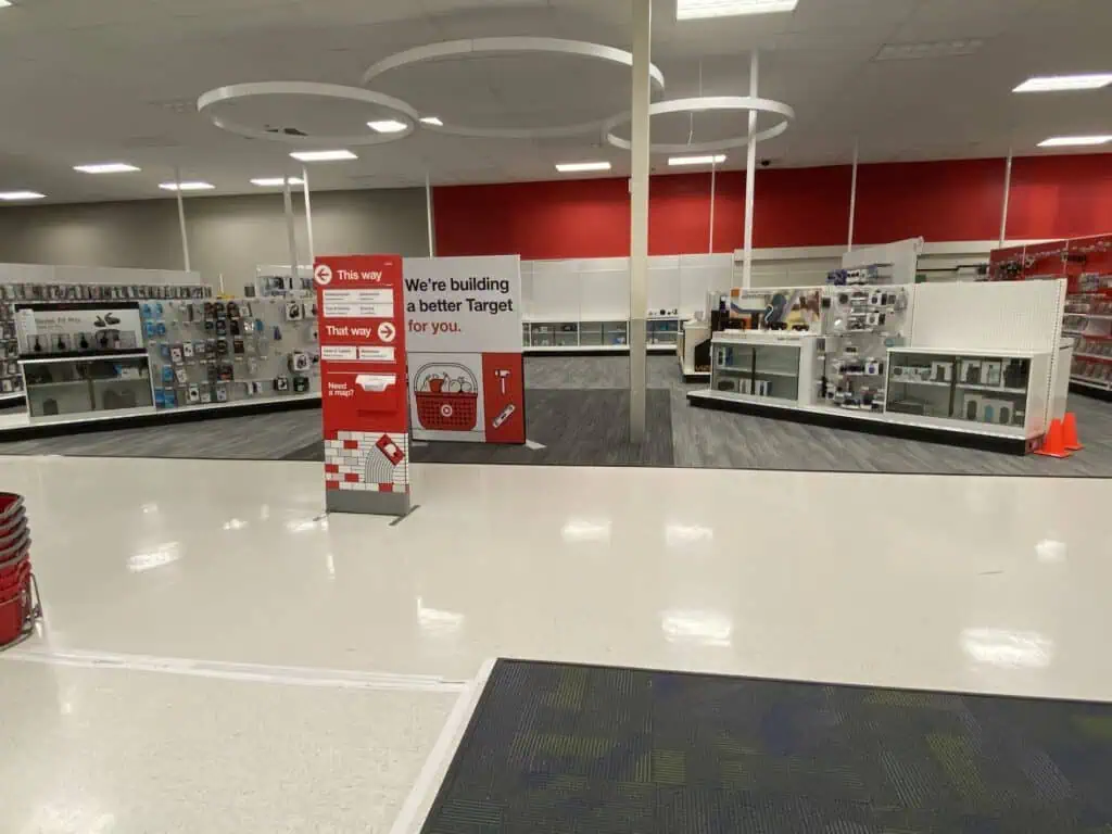 Target retail store remodel completed MDC