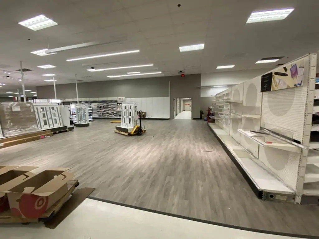 Target store renovation construction Georgia