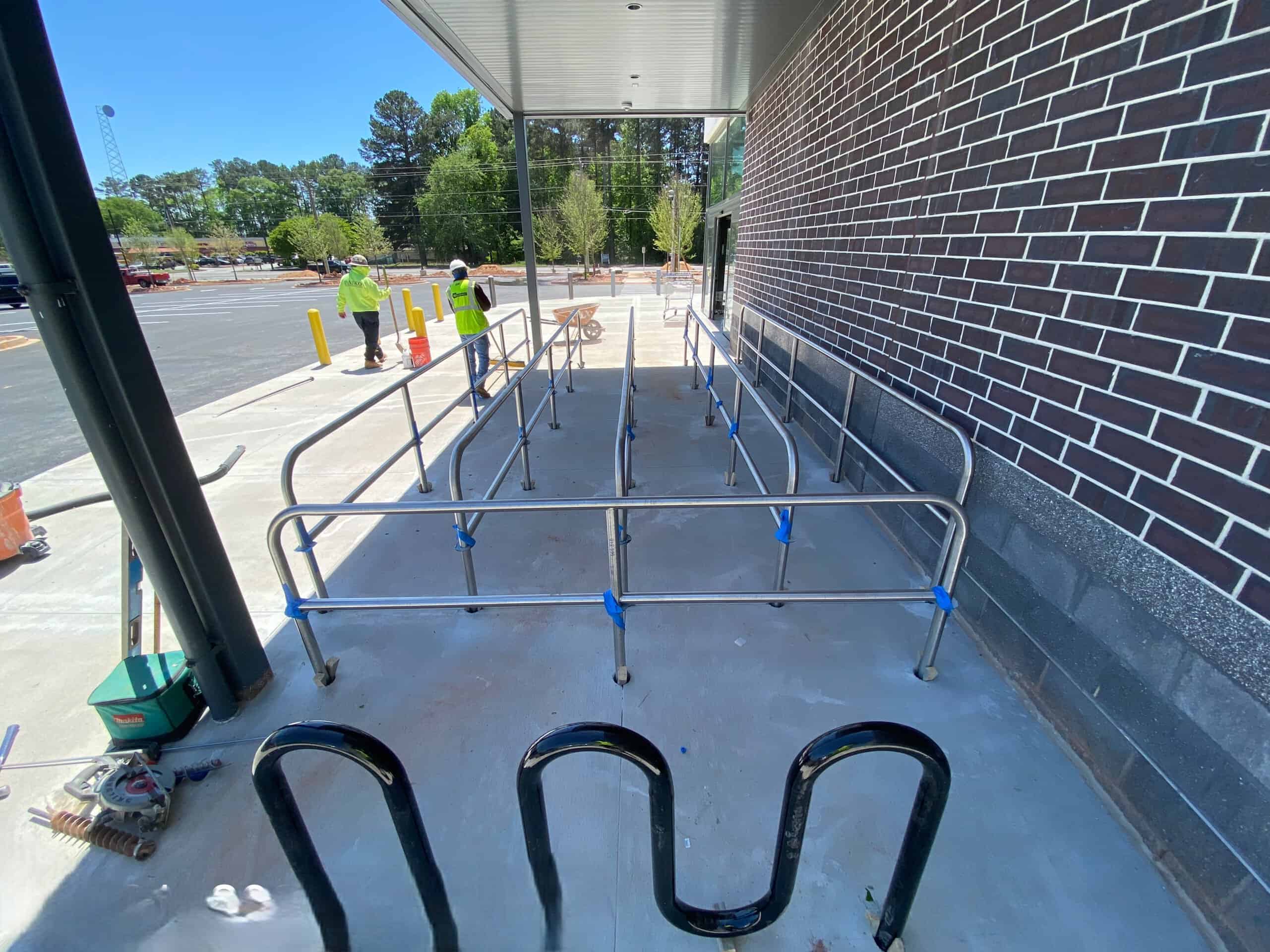 Lidl supermarket Decatur GA — ground-up commercial construction progress (view 45) during ground-up commercial construction by Modern Day Commodities