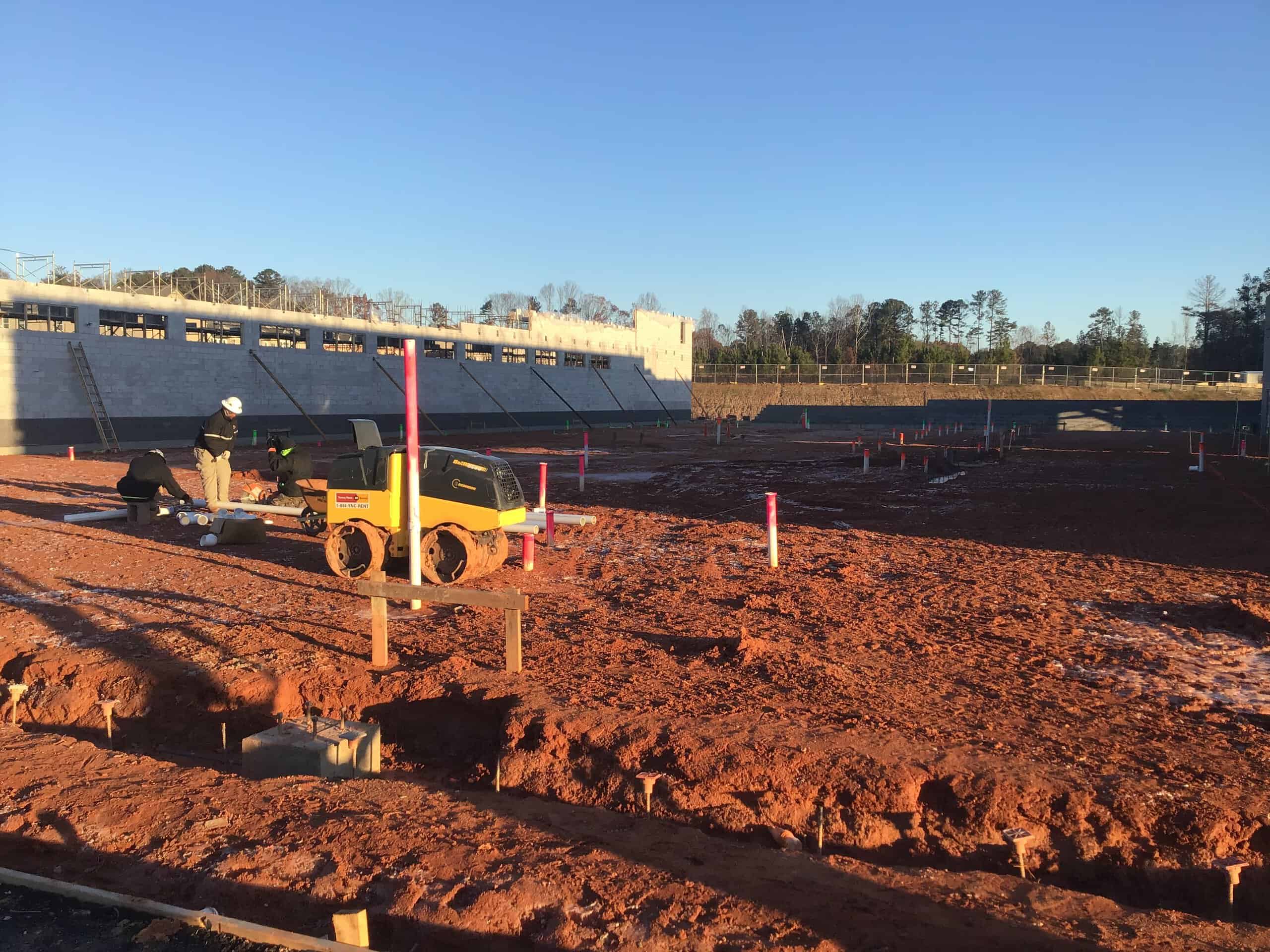 Lidl supermarket Decatur GA — early structural and shell progress (view 7) during ground-up commercial construction by Modern Day Commodities