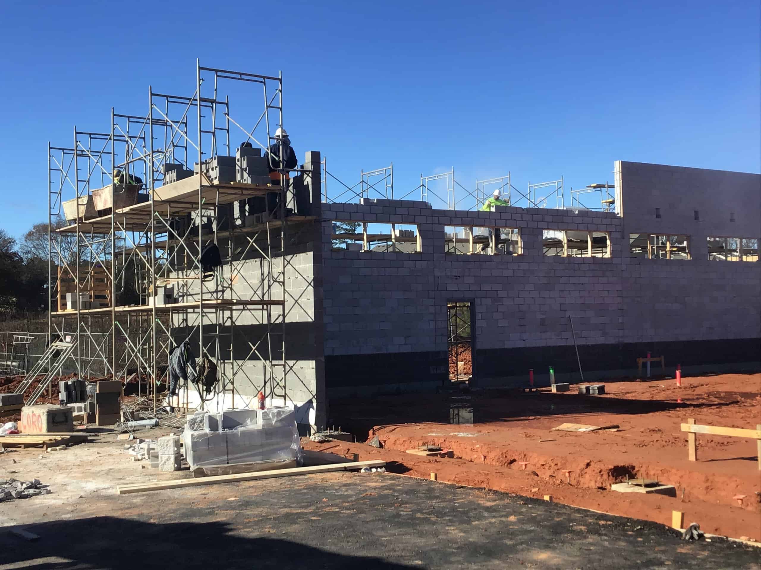 Lidl supermarket Decatur GA — early structural and shell progress (view 6) during ground-up commercial construction by Modern Day Commodities