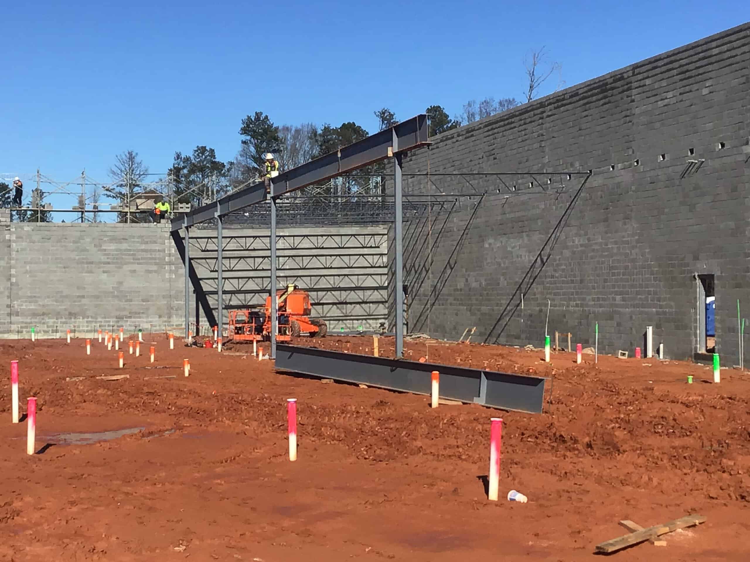 Lidl supermarket Decatur GA — early structural and shell progress (view 9) during ground-up commercial construction by Modern Day Commodities