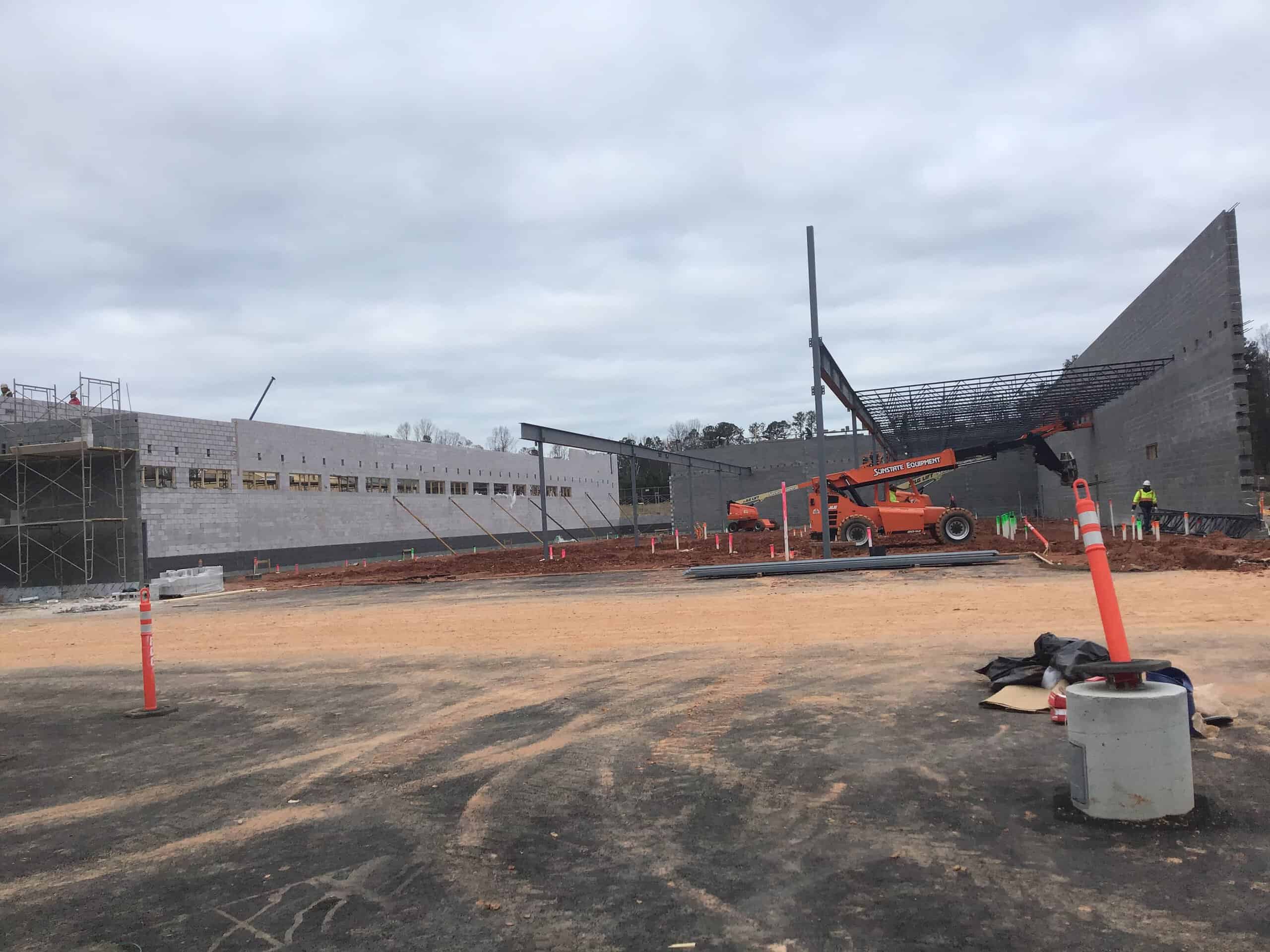 Lidl supermarket Decatur GA — early structural and shell progress (view 10) during ground-up commercial construction by Modern Day Commodities