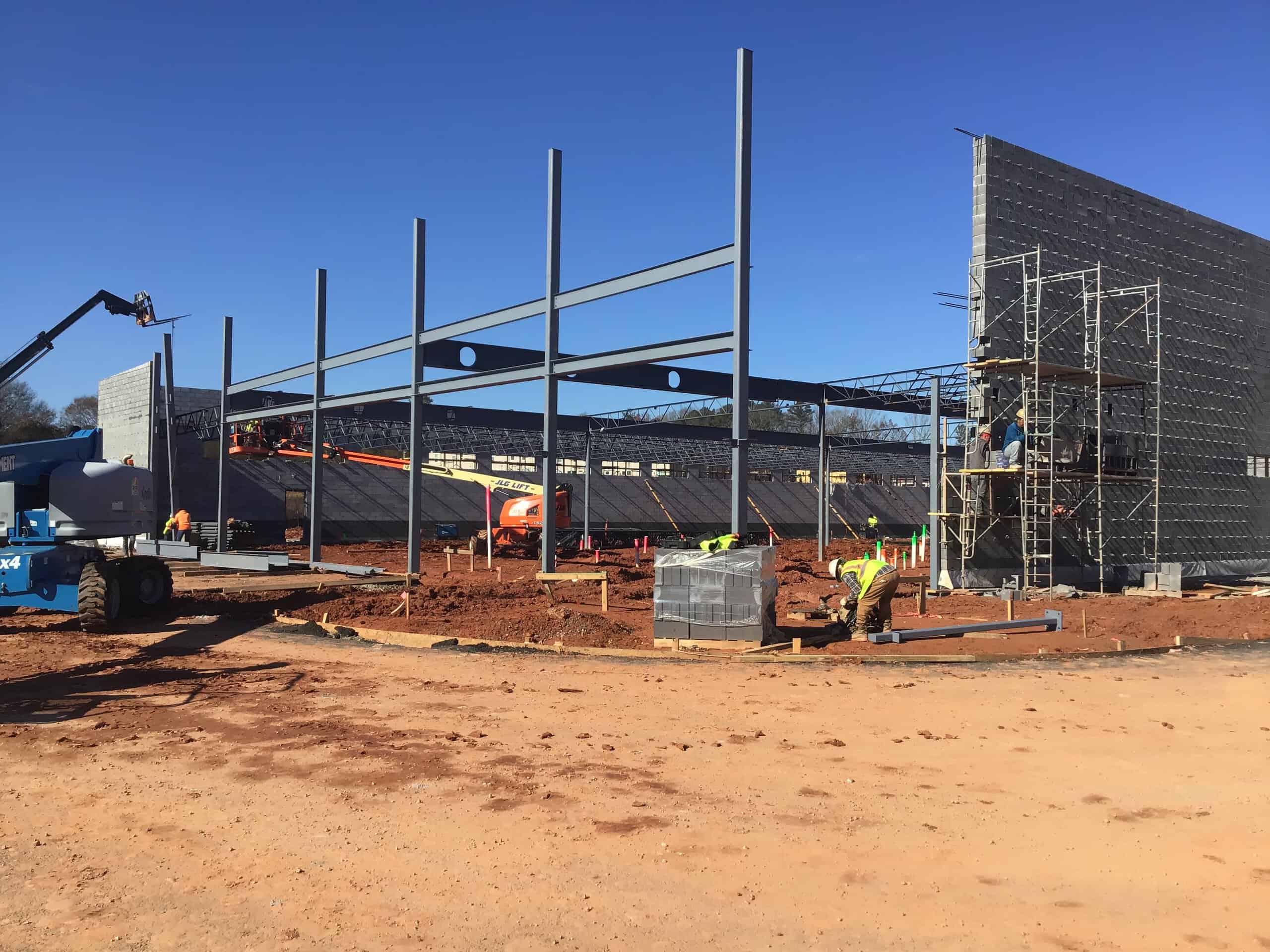 Lidl supermarket Decatur GA — early structural and shell progress (view 11) during ground-up commercial construction by Modern Day Commodities