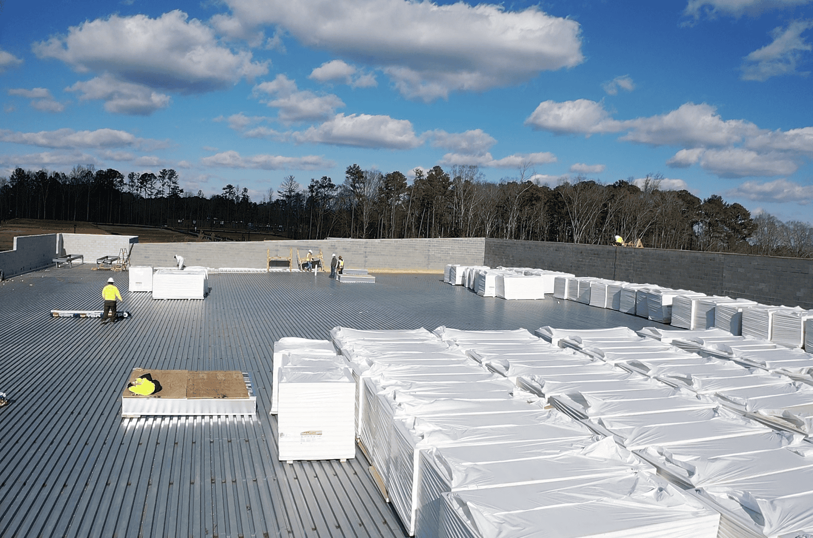 Lidl supermarket Decatur GA — mid-phase construction activity (view 6) during ground-up commercial construction by Modern Day Commodities