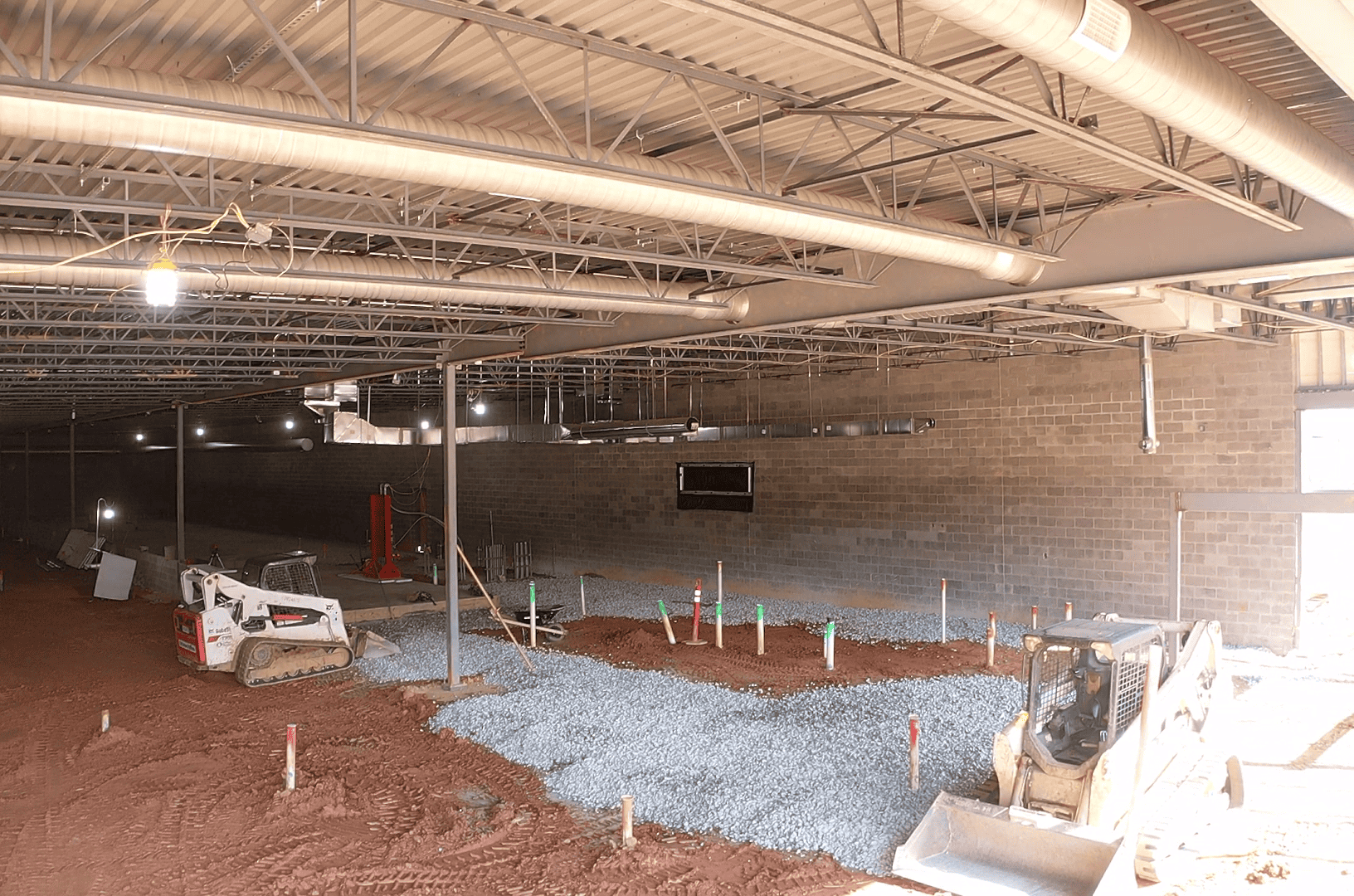 Lidl supermarket Decatur GA — building shell and exterior progress (view 2) during ground-up commercial construction by Modern Day Commodities