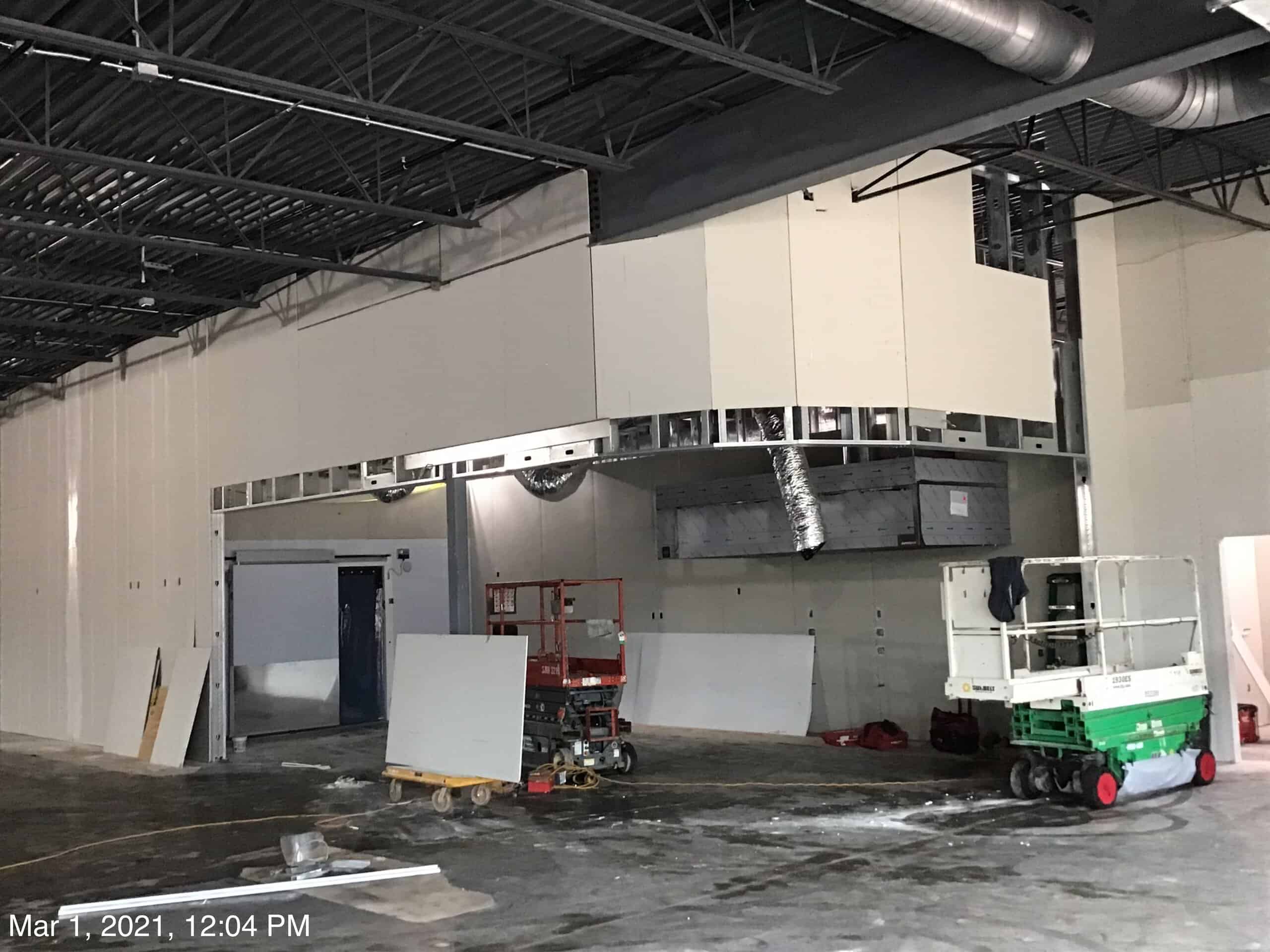 Lidl supermarket Decatur GA — building shell and exterior progress (view 5) during ground-up commercial construction by Modern Day Commodities