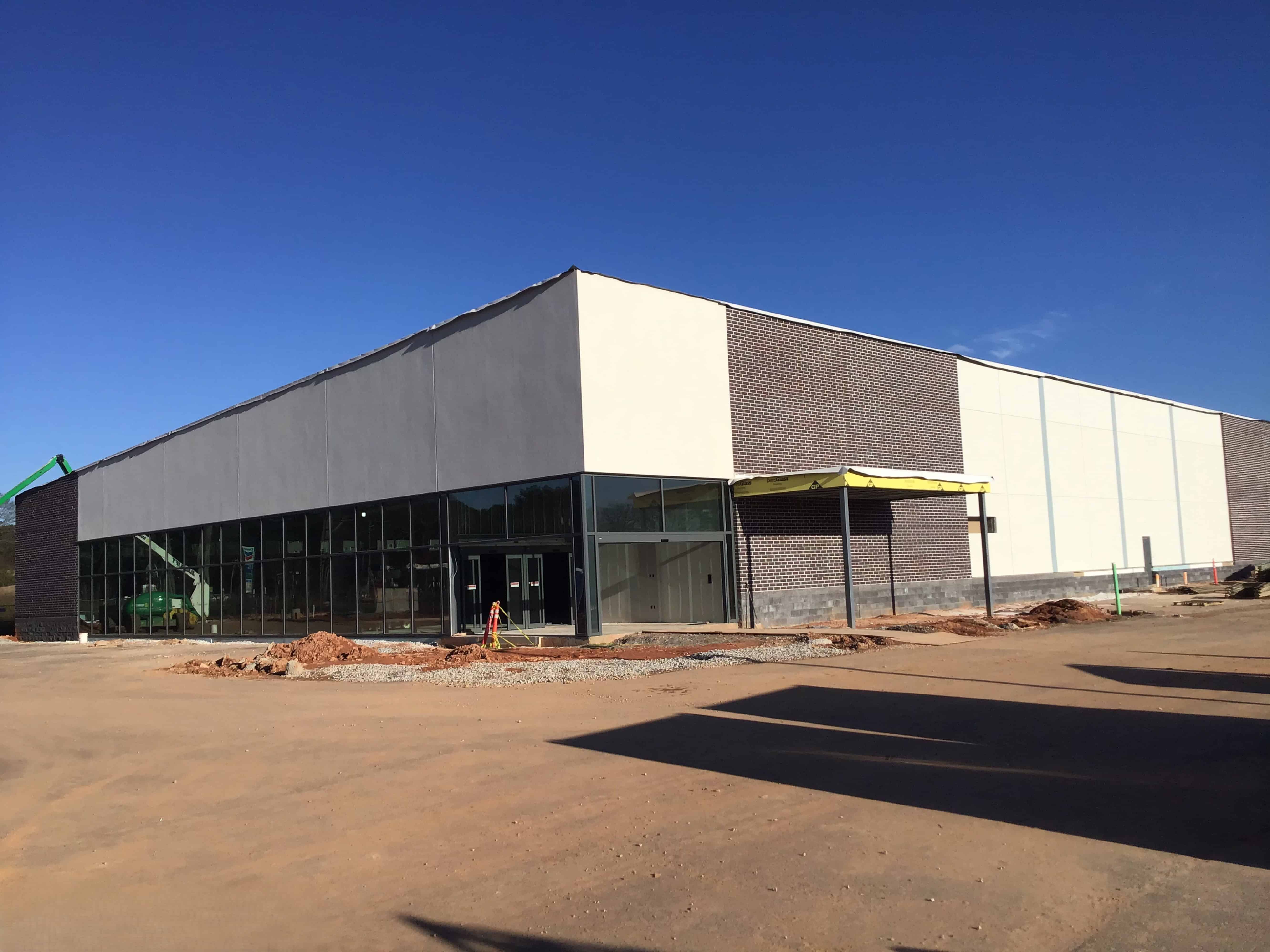 Lidl supermarket Decatur GA — building shell and exterior progress (view 8) during ground-up commercial construction by Modern Day Commodities