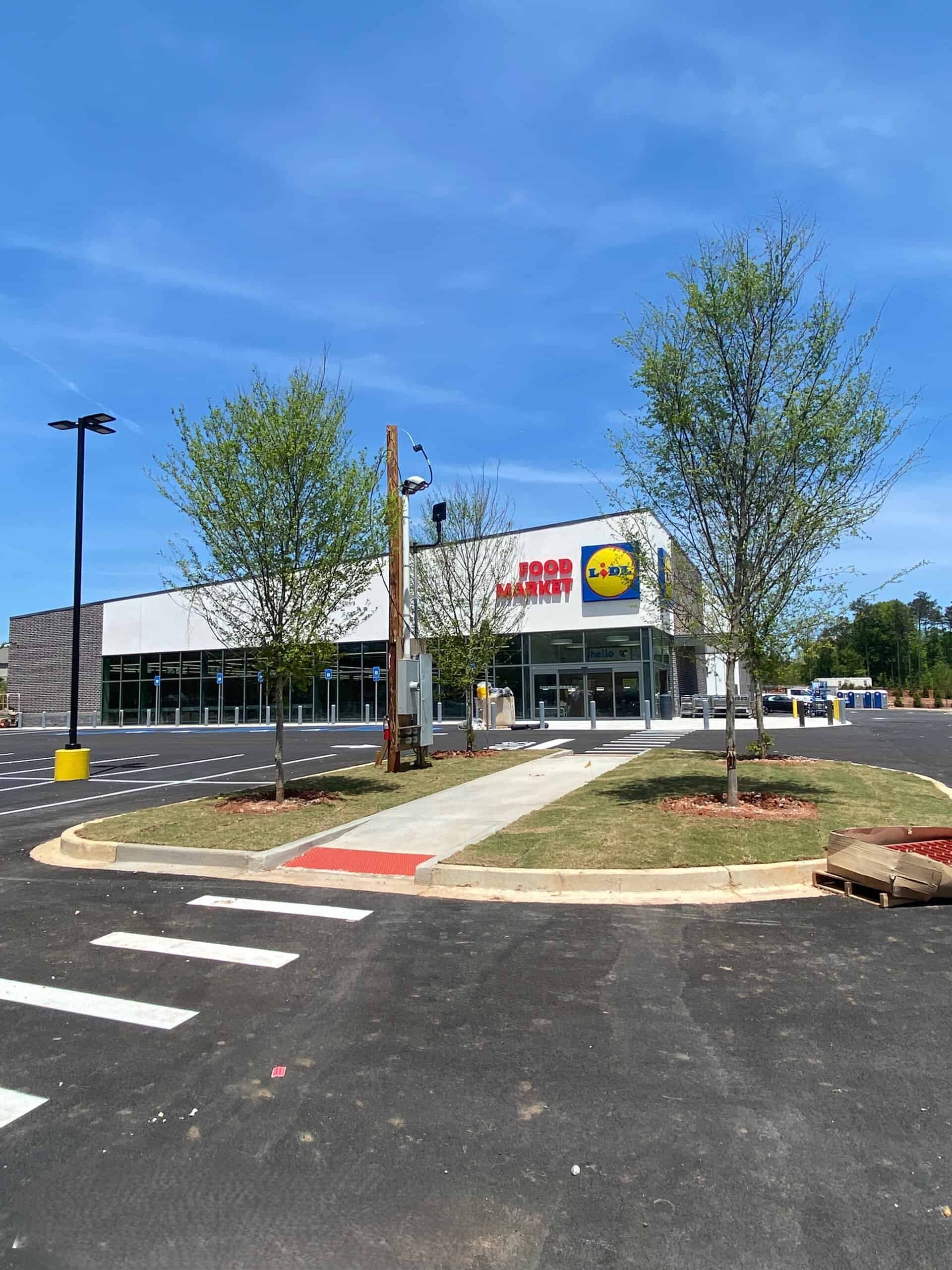 Lidl ground-up construction — commercial general contractor Athens GA